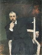 Eilif Peterssen Portrett av Arne Garborg oil on canvas